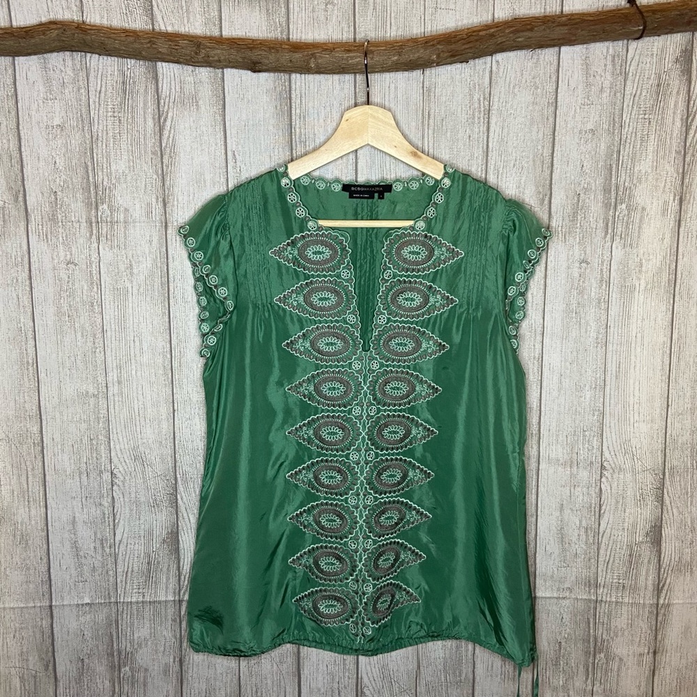 BCBG Maxazria silk top